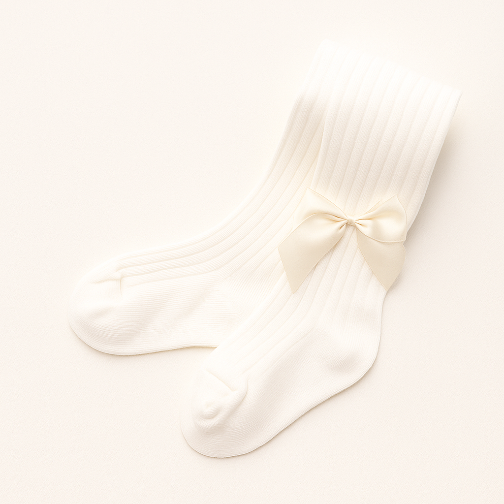 Bowknot Mesh Tights