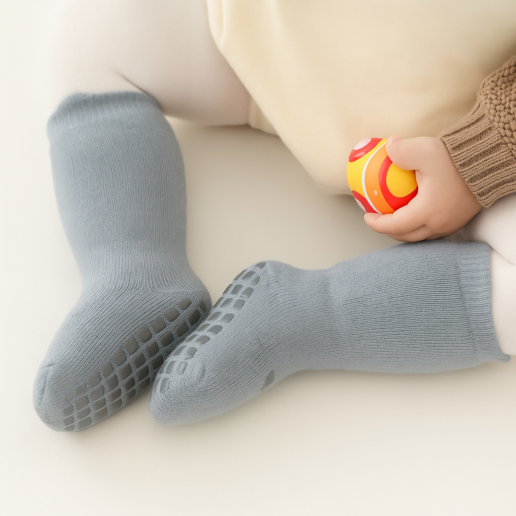 Baby Anti-Slip Socks - 5 pairs