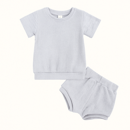 Two Piece Ribbed Summer Outfit