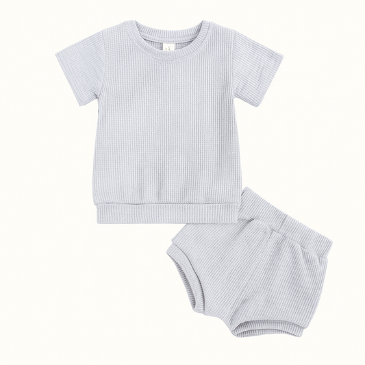Two Piece Ribbed Summer Outfit